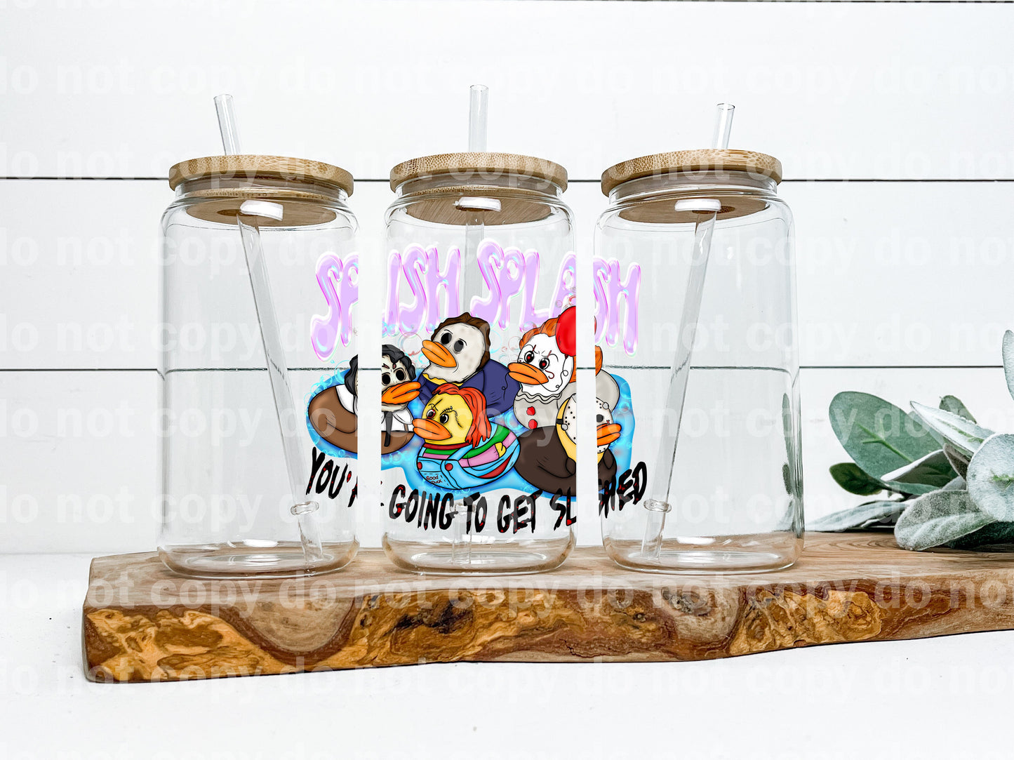 Splish Splash You're Going To Get Slashed Black