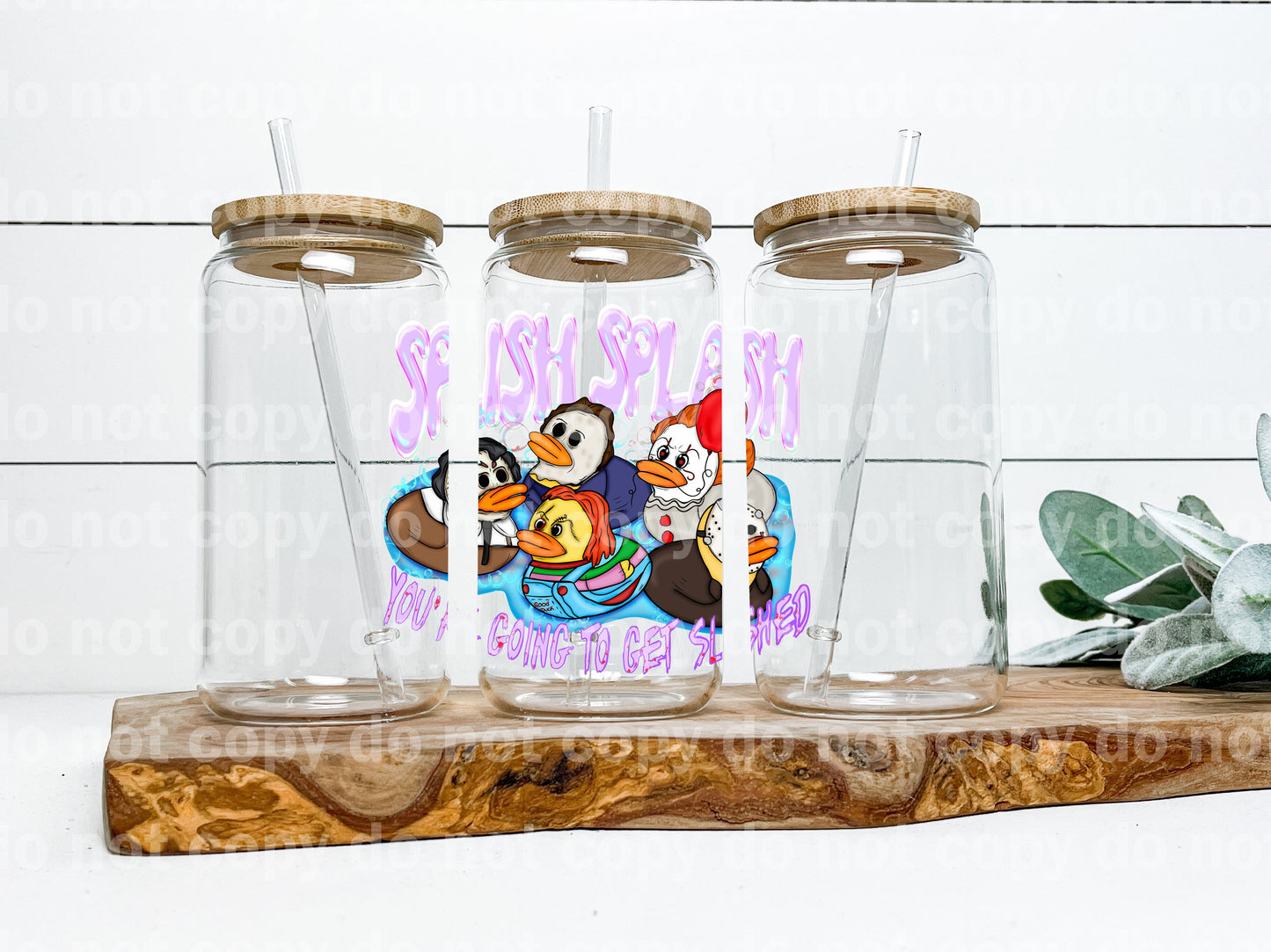 Splish Splash You're Going To Get Slashed Purple