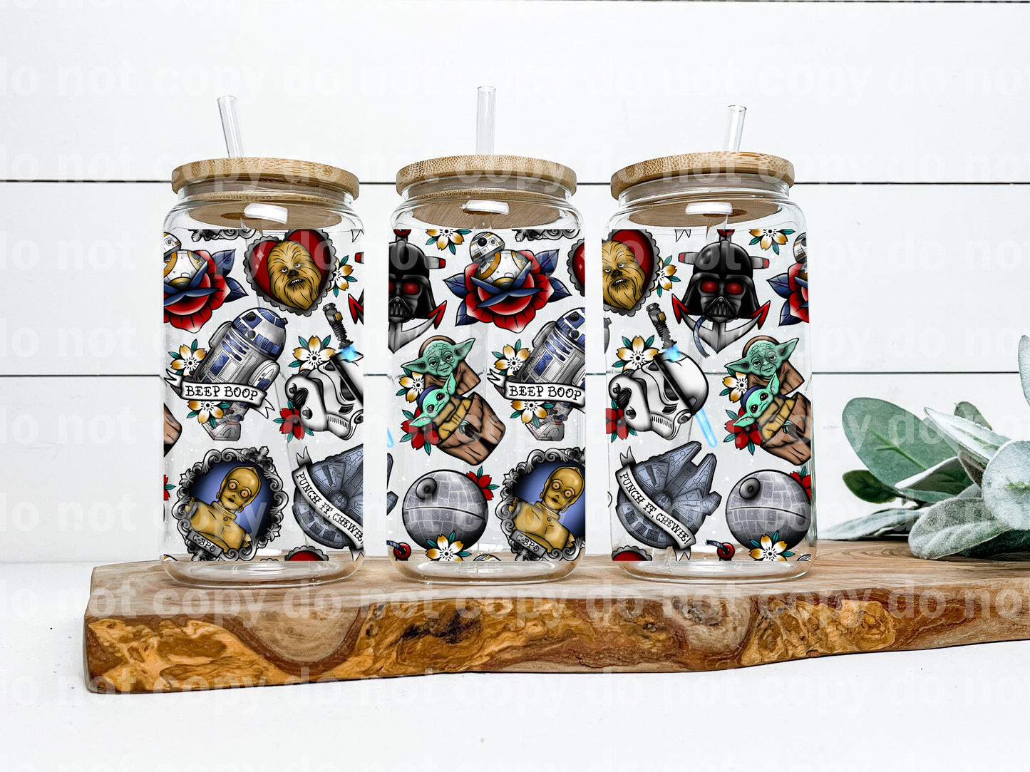 Star Tatz 16oz Cup Wrap