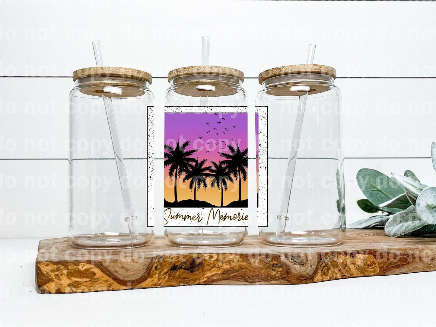Summer Memories Polaroid Decal 3.8 x 3.8