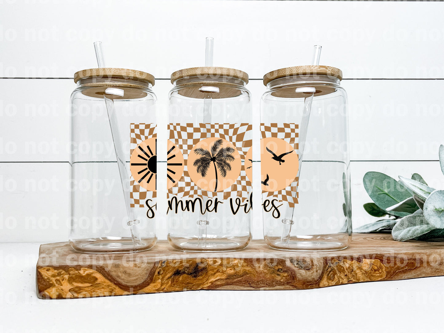 Summer Vibes Plaid Neutral