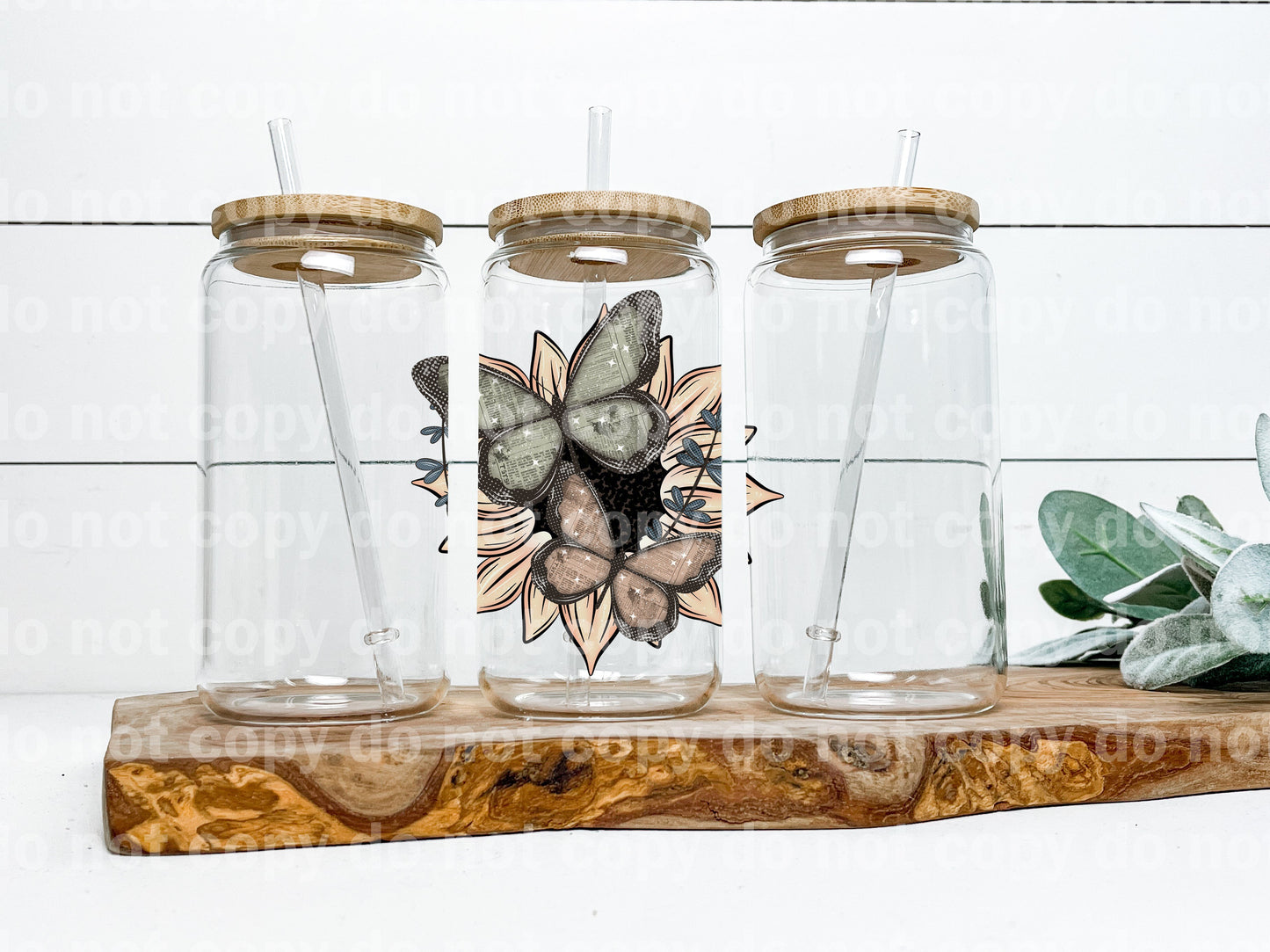 Sunflowers Butterfly