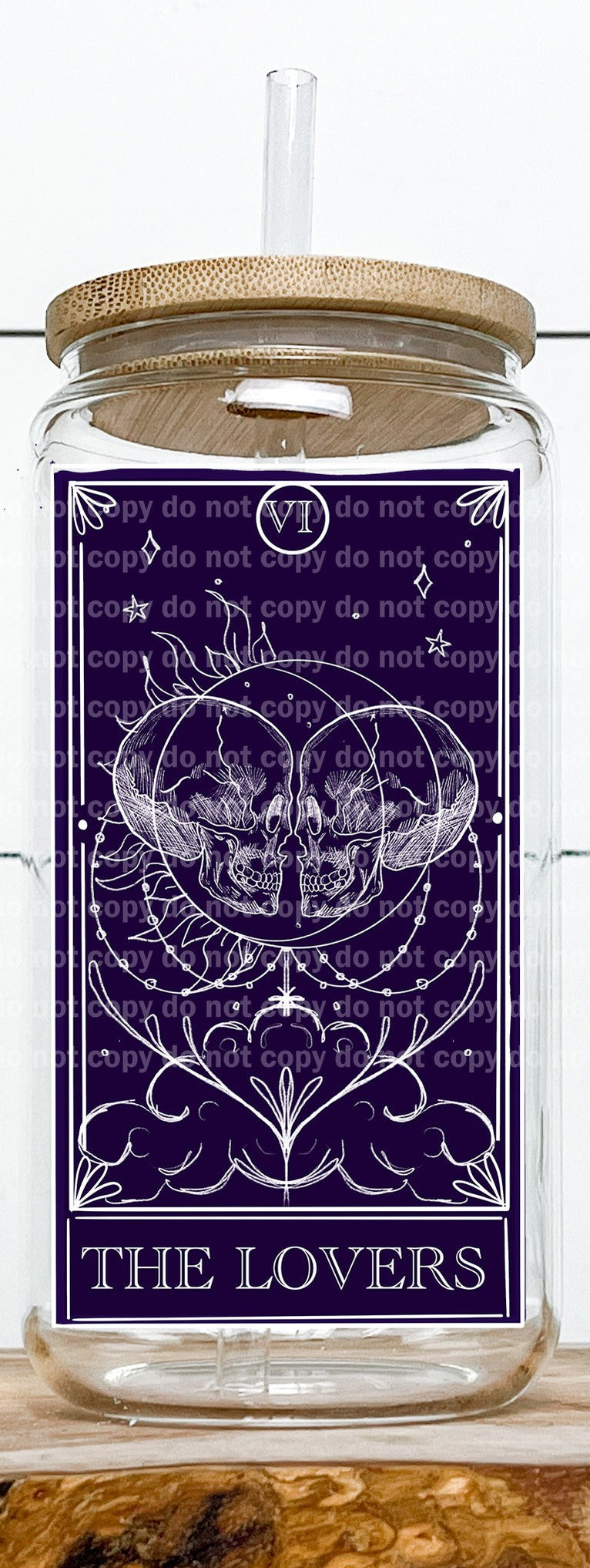 The Lovers Card Decal 2.7 x 4.5