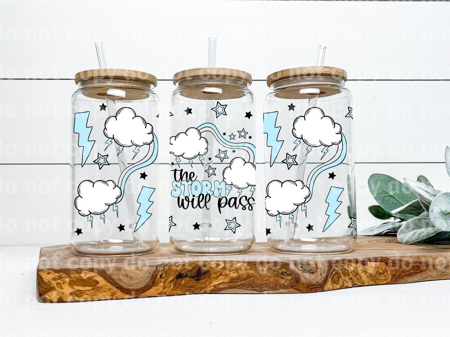 The Storm Will Pass 16oz Cup Wrap