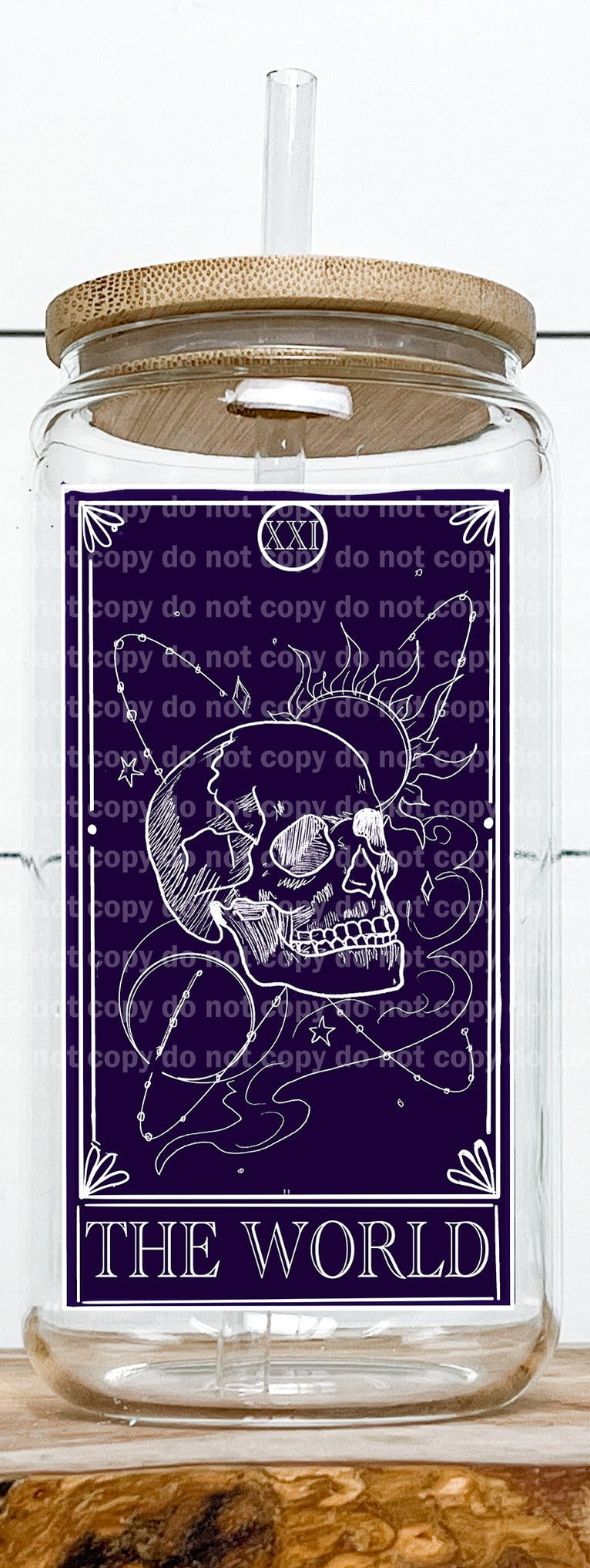 The World Card Decal 2.7 x 4.5