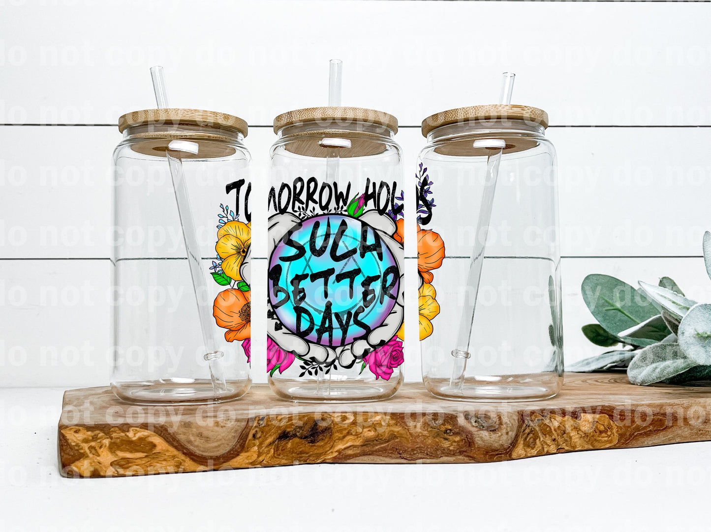 Tomorrow Holds Such Better Days Black