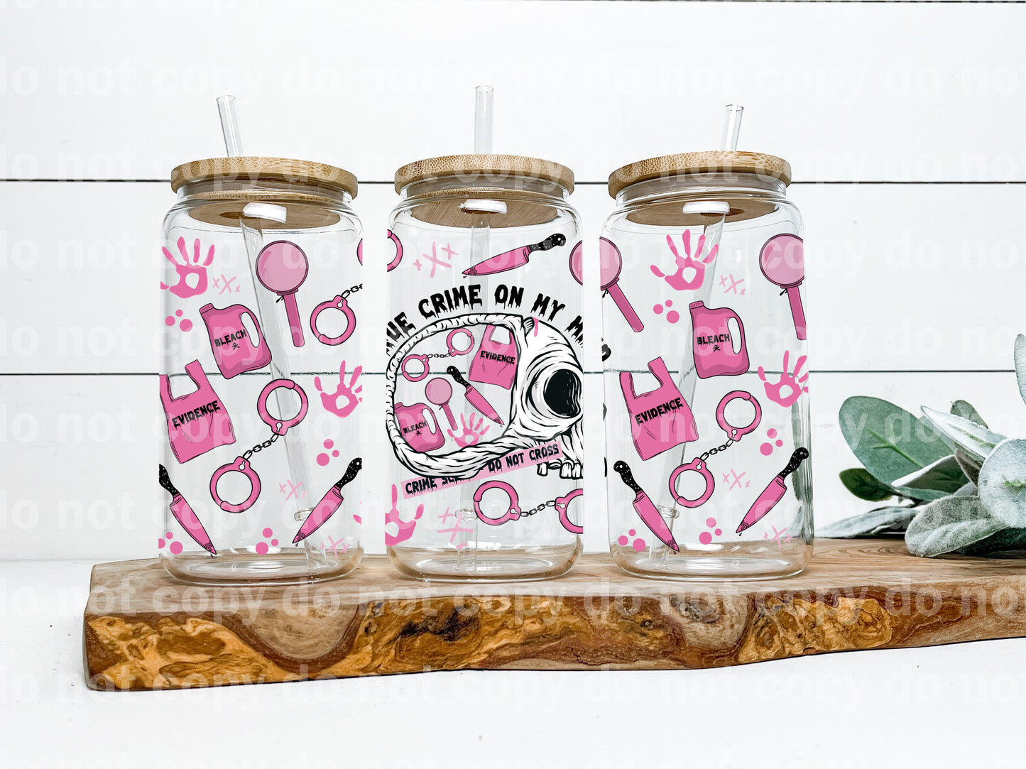 True Crime On My Mind 16oz Cup Wrap