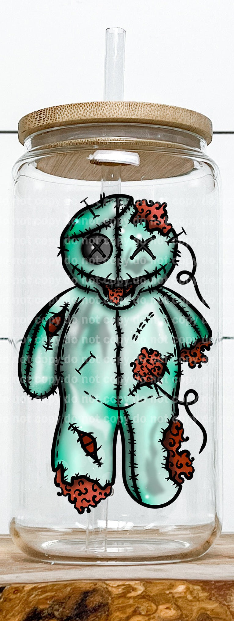 Voodoo Doll Decal 2.7 x 4.5