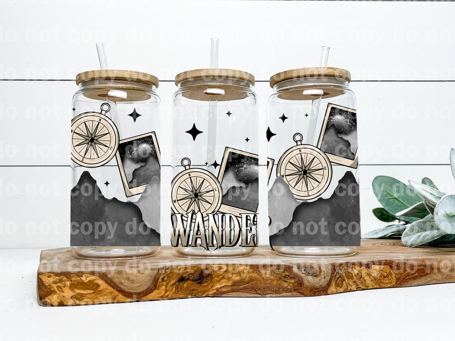 Wander Compass 16oz Cup Wrap