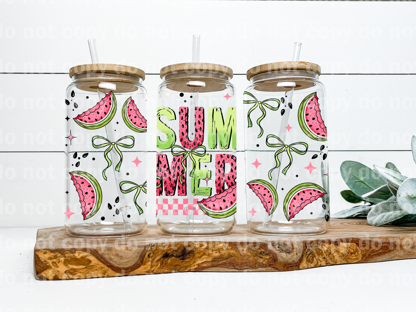 Summer Watermelon 16oz Cup Wrap