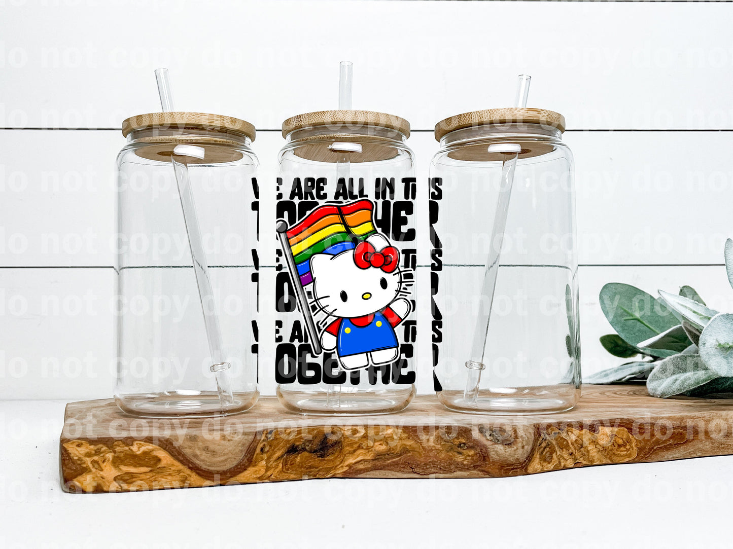 We Are All In This Together Black Pride Kitty