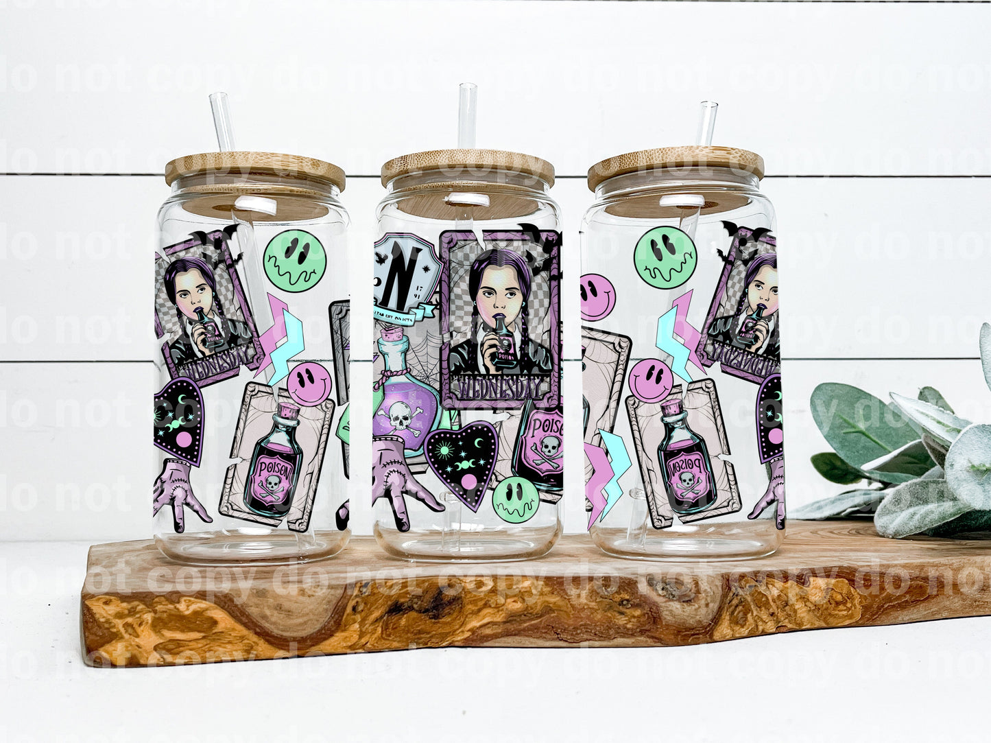 Wednesday Witchy Hands 16oz Cup Wrap
