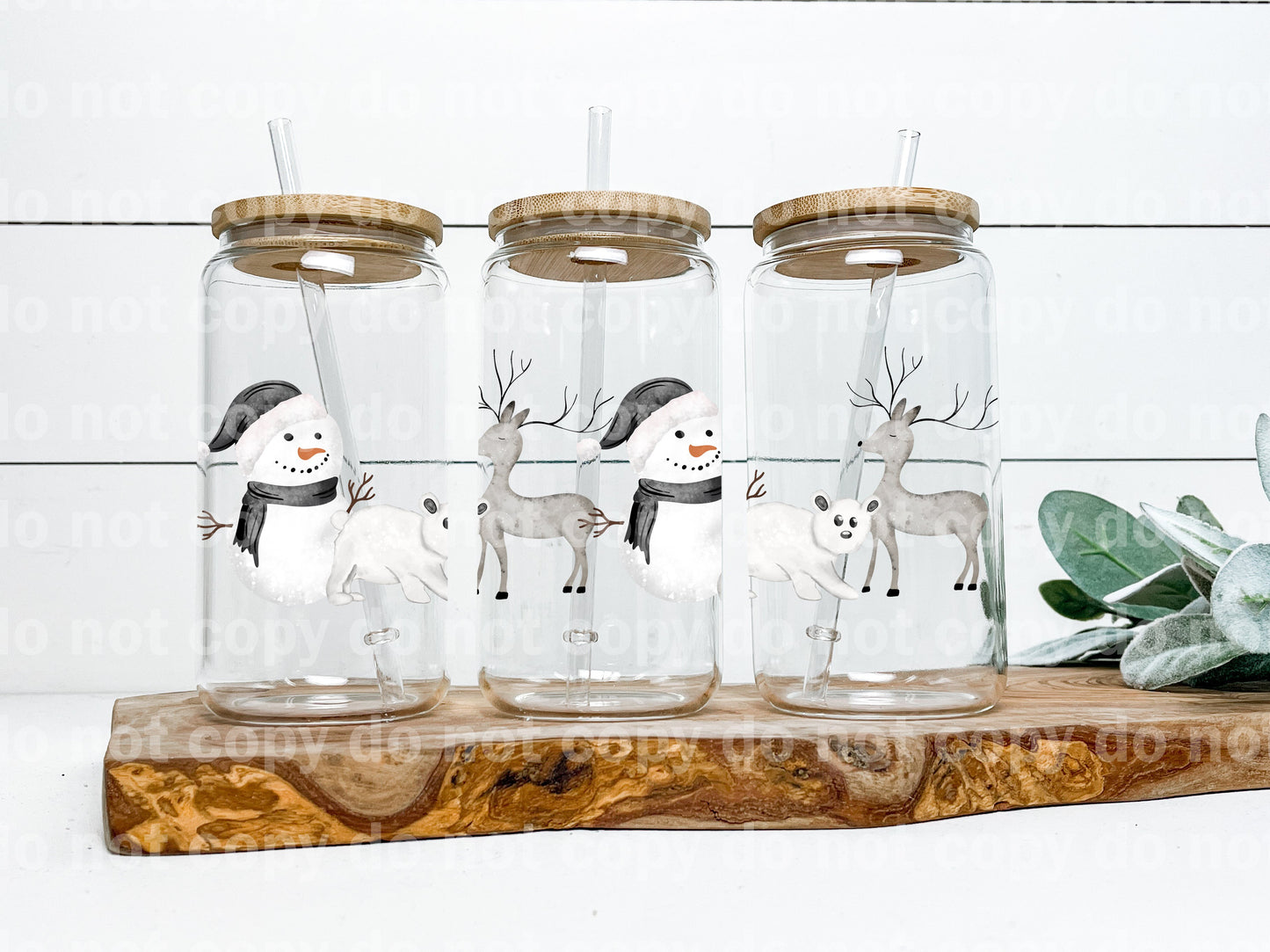 Winter Snowman 16oz Cup Wrap