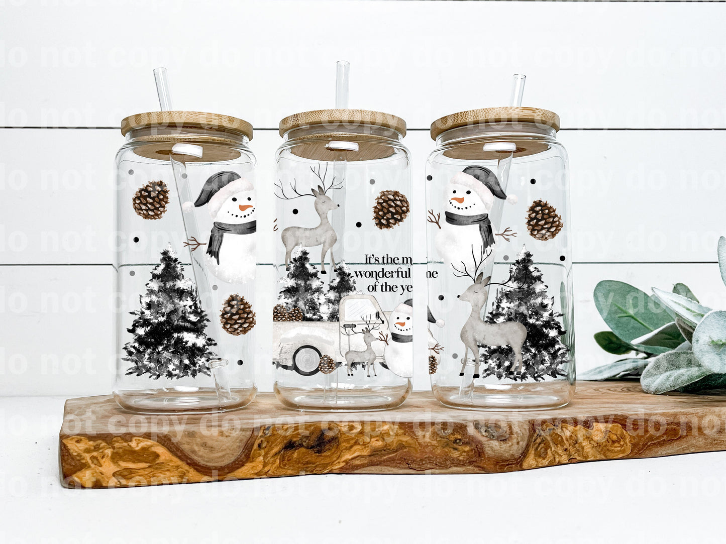 It's The Most Wonderful Time Of The Year Winter 16oz Cup Wrap