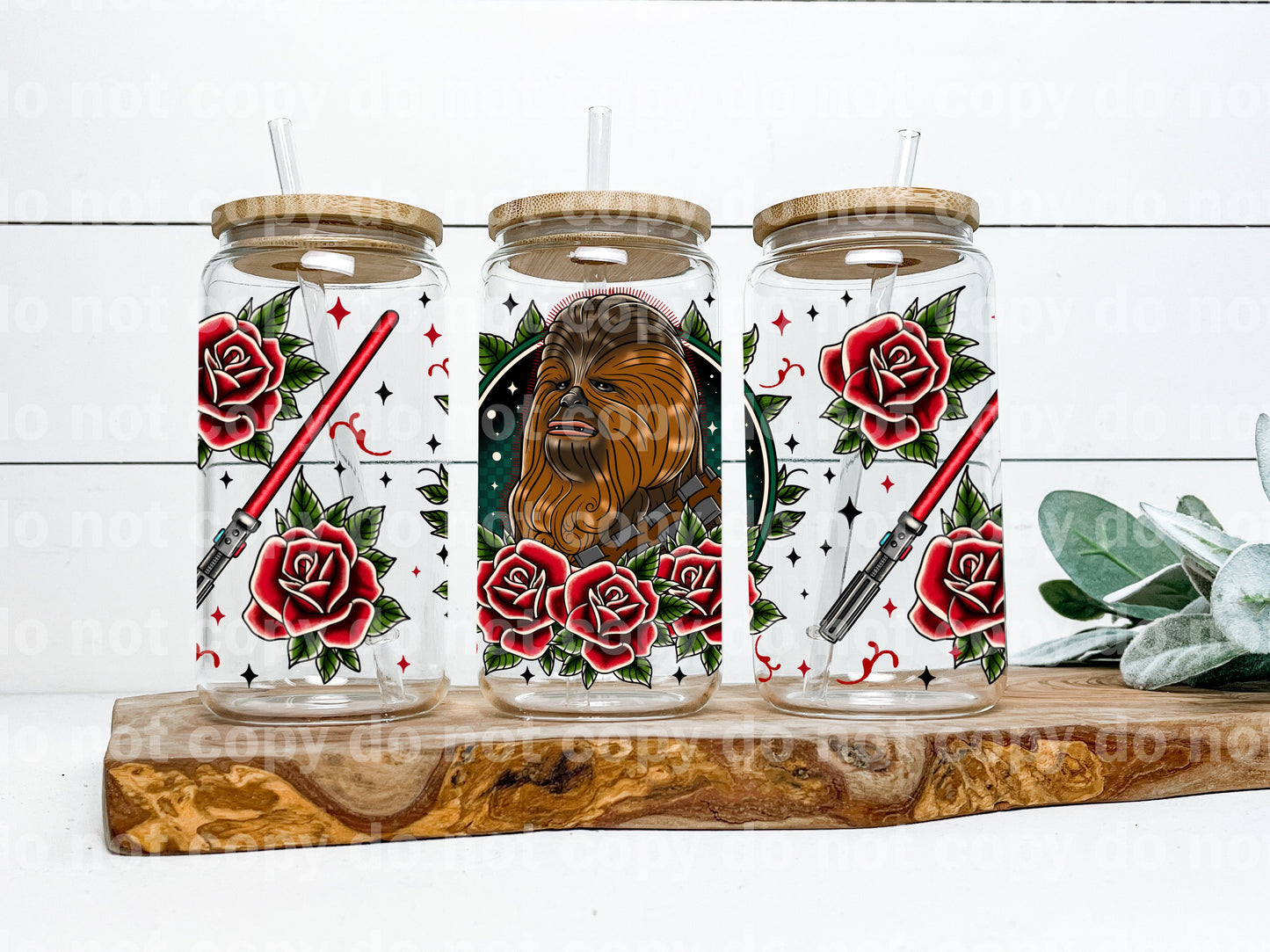 Wookie Roses 16oz Cup Wrap