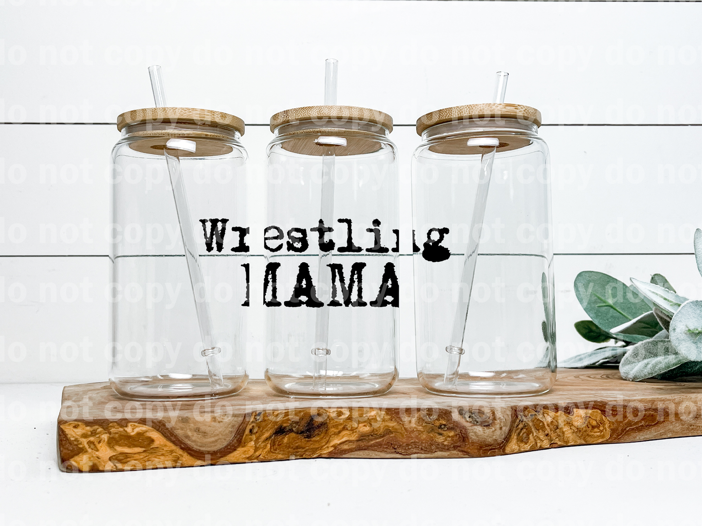 Wrestling Mama Black Grunge