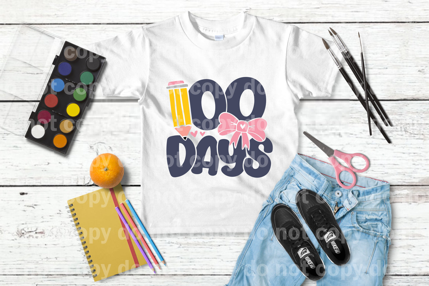 100 Days Bow Dream Print or Sublimation Print