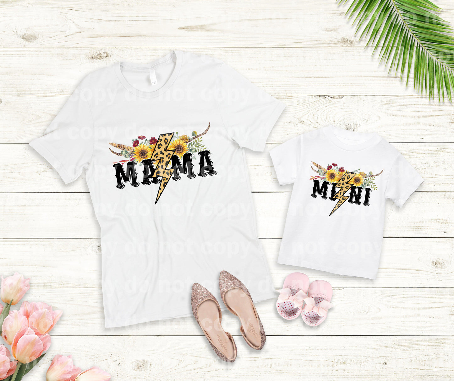 Floral Mini Lightning Bolt Sublimation print