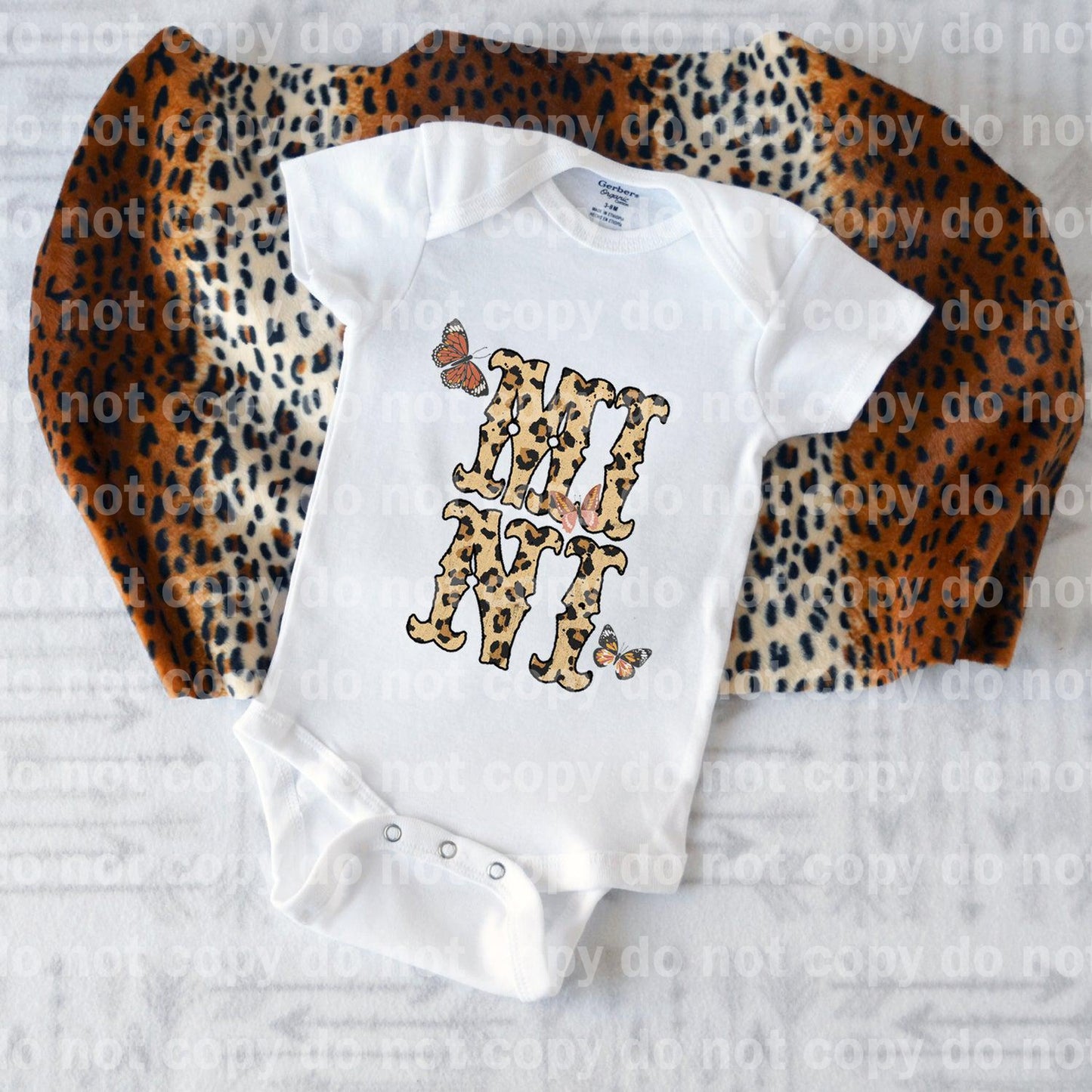 Leopard Butterfly Mini Sublimation print