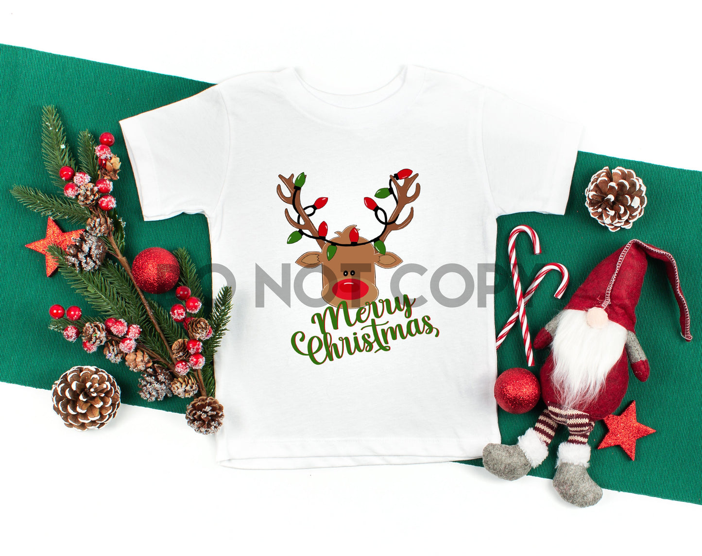 Impresión por sublimación Boy Reindeer Merry Christmas