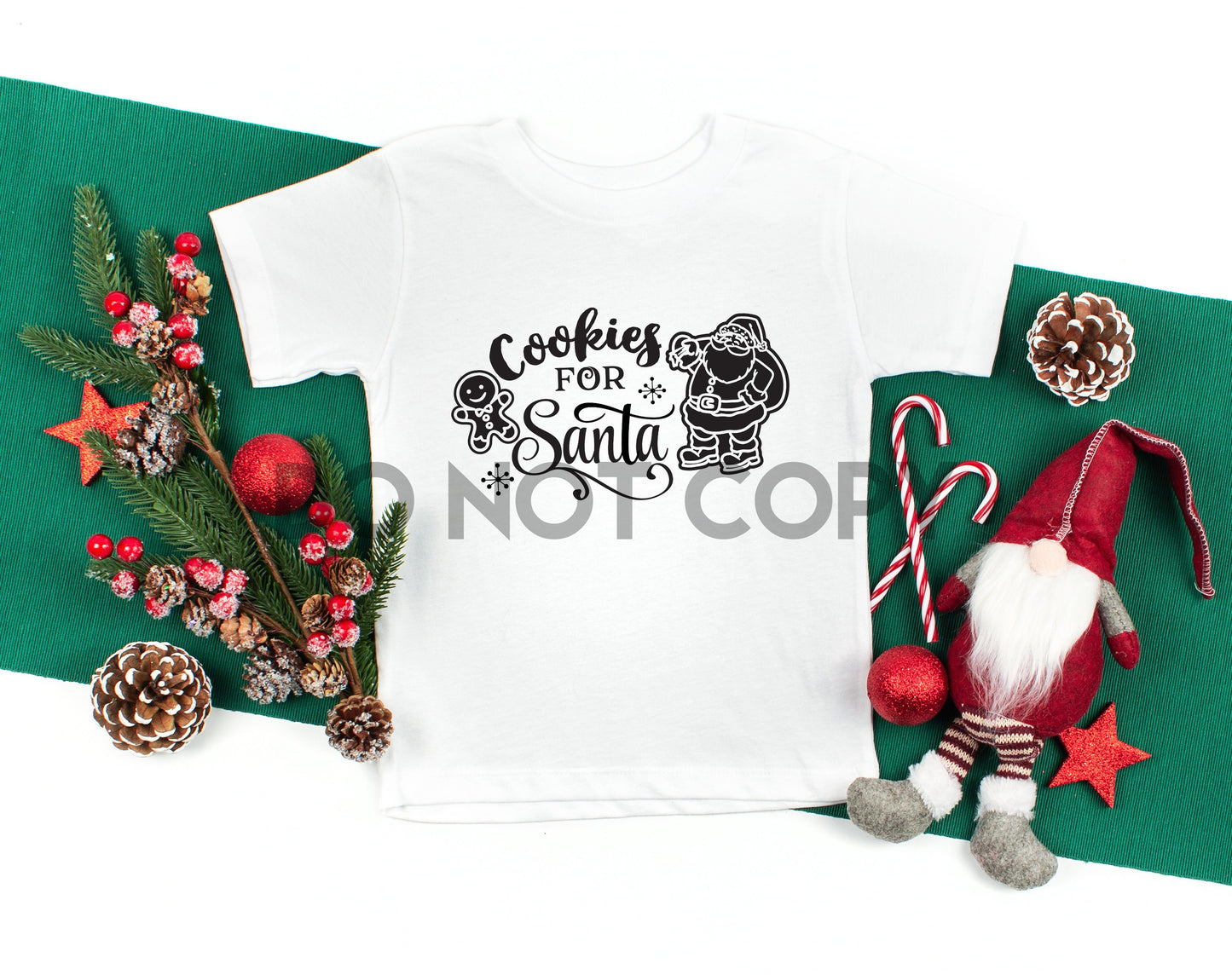Cookies for Santa Christmas Sublimation print