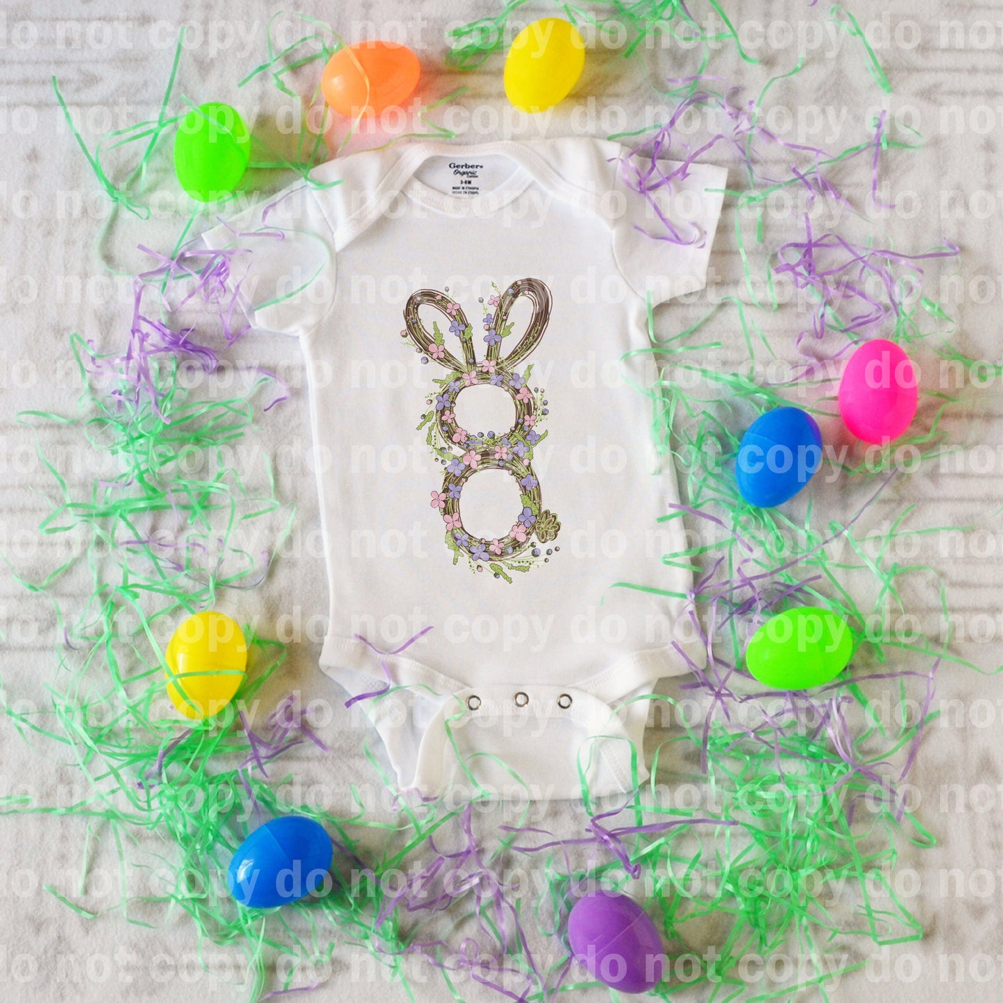 Flower Rabbit Sublimation Print