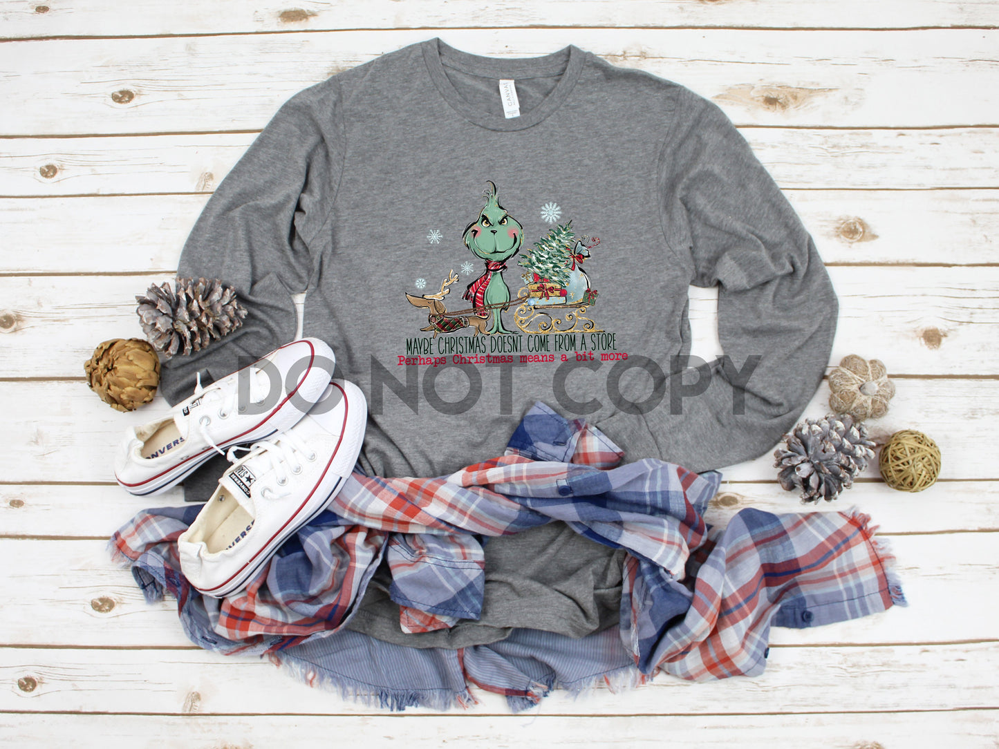 Tal vez la Navidad no venga de una tienda, tal vez la Navidad signifique un poco más: ALTA CALOR Transferencia de serigrafía a todo color