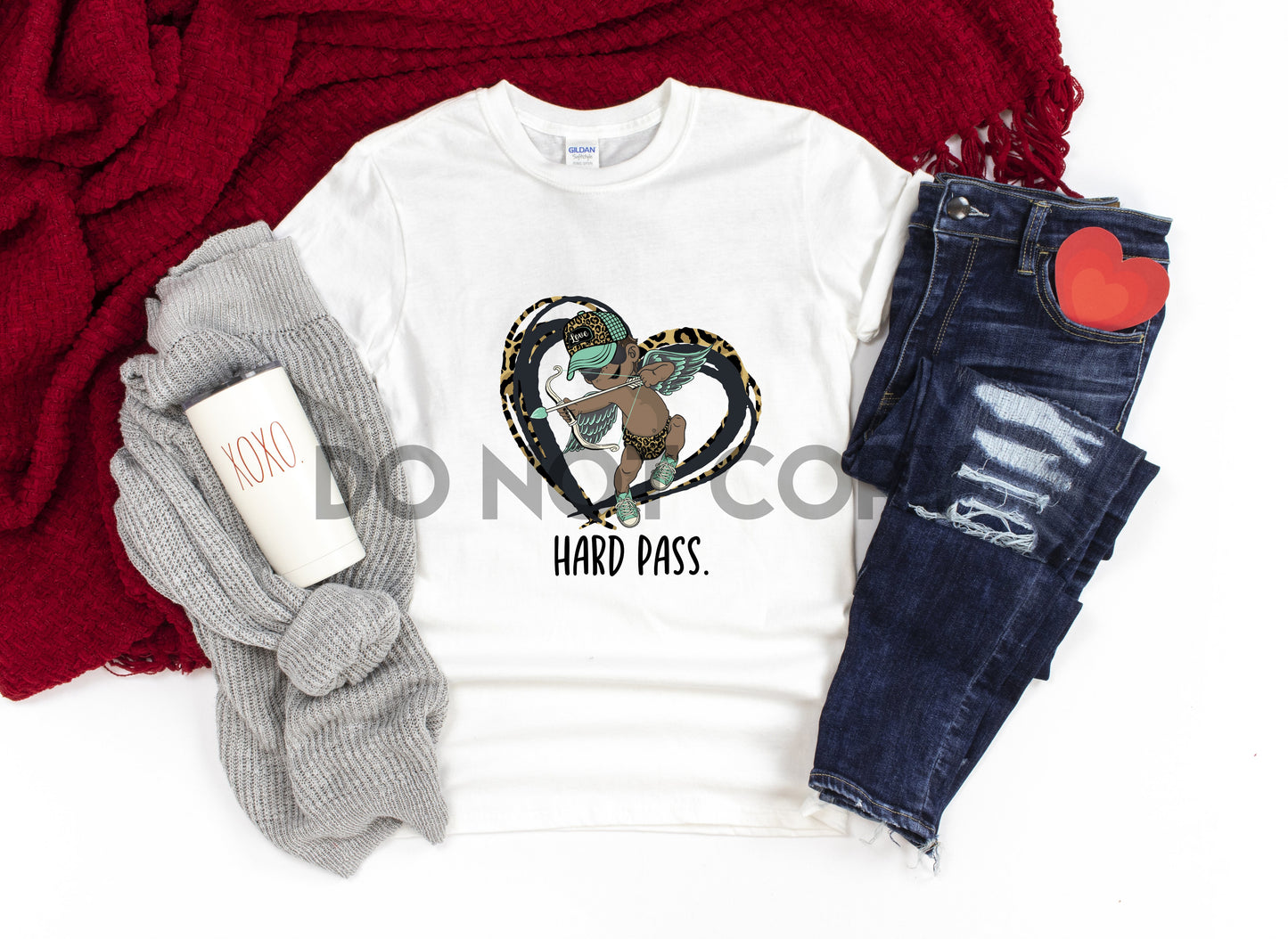 Hard Pass Dark Leopard Valentine Dream Impresión o Impresión por Sublimación