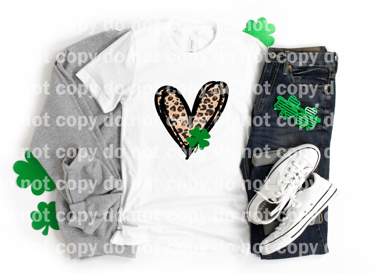 Heart Leopard Shamrock Dream Print or Sublimation Print