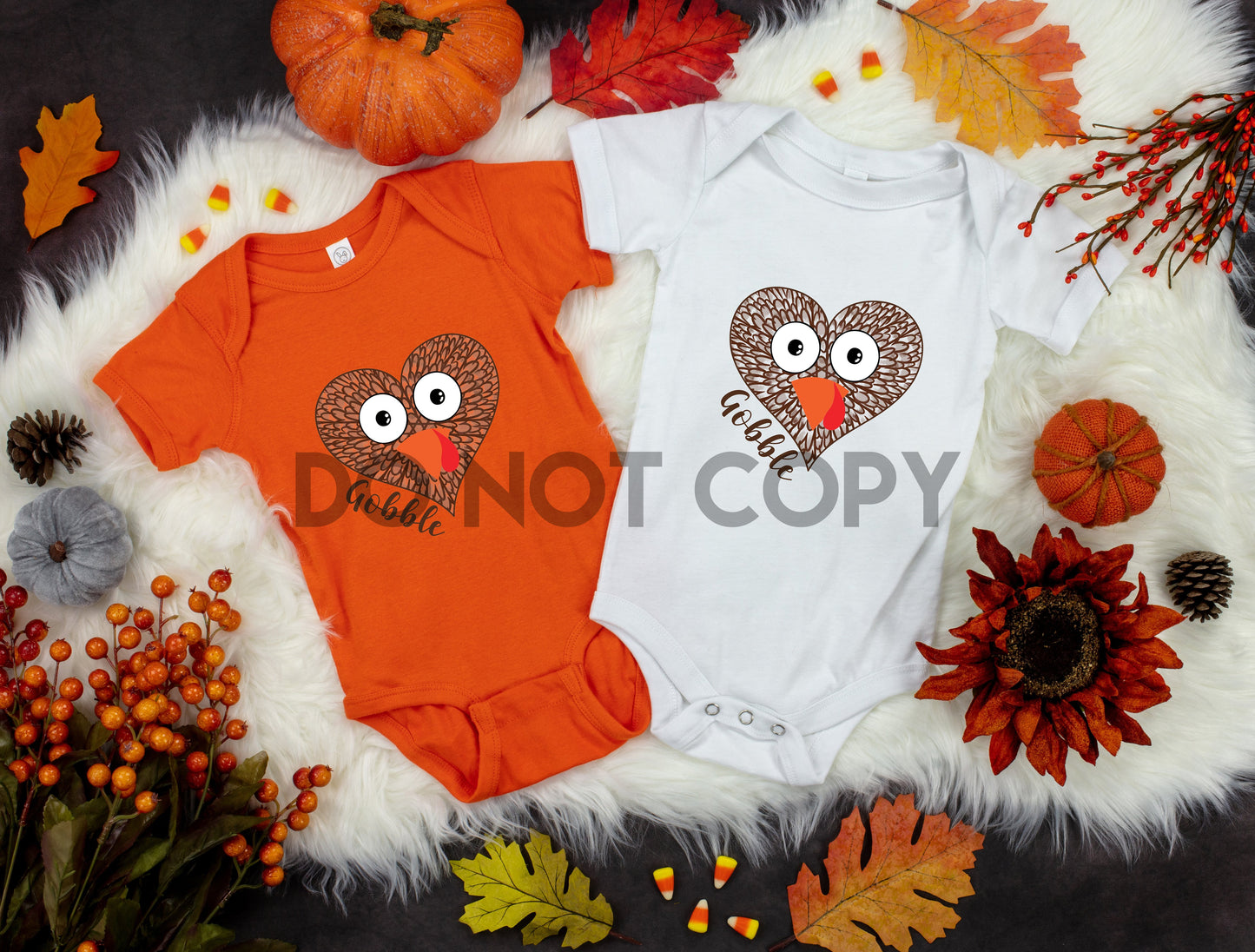 Heart Turkey Gobble Dream Print or Sublimation Print