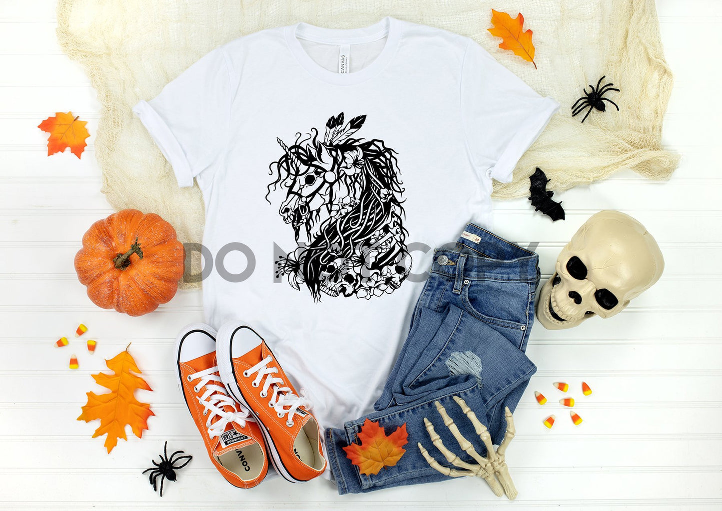 Unicorn Skeleton Sublimation Print