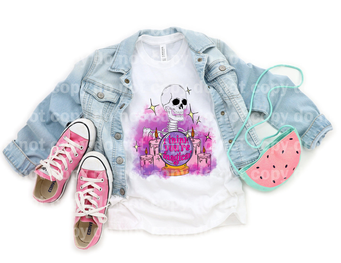 I Think You’re Magical Skellie Sublimation print