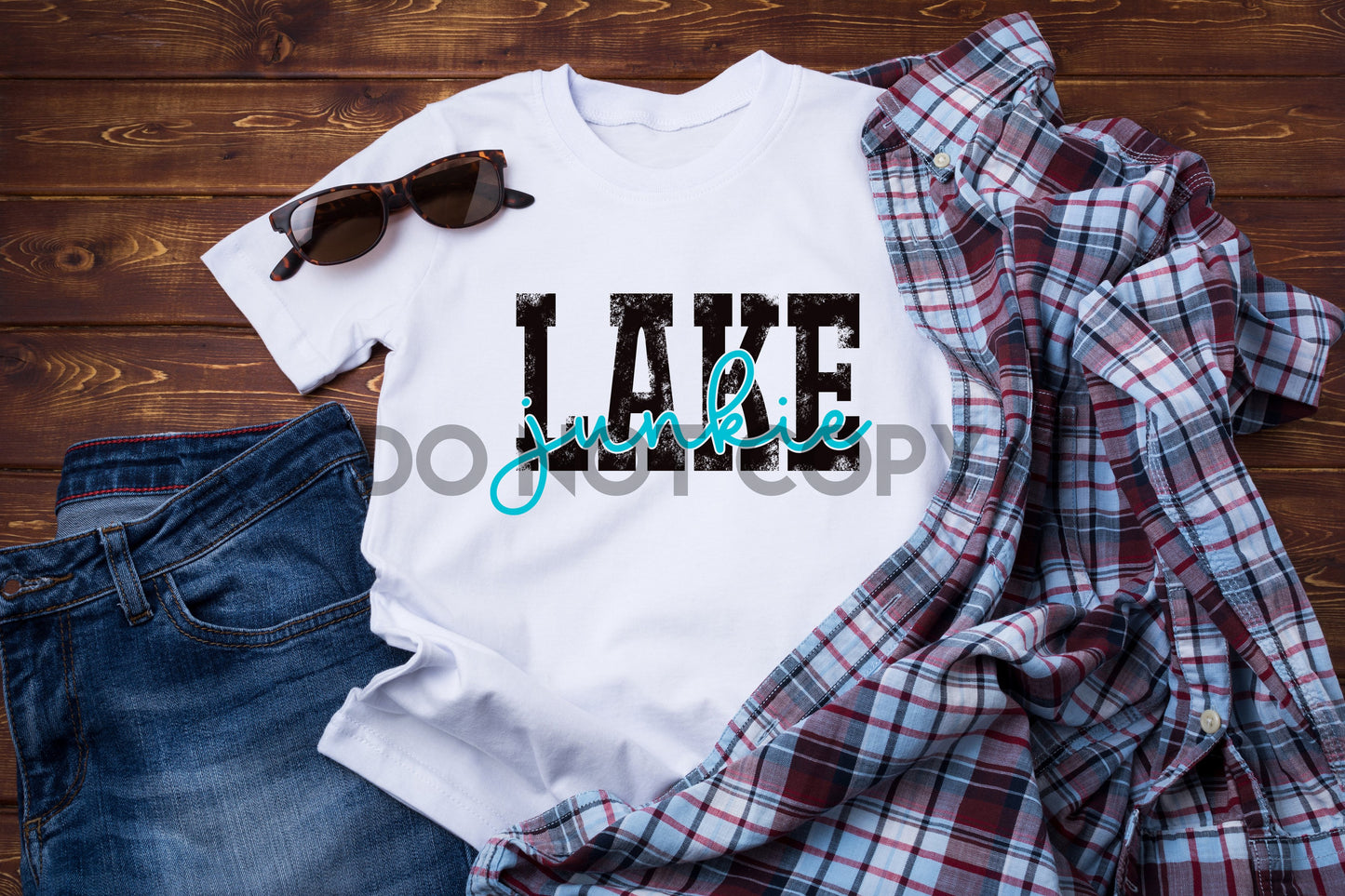 Distressed Lake Junkie Dream Print or Sublimation Print