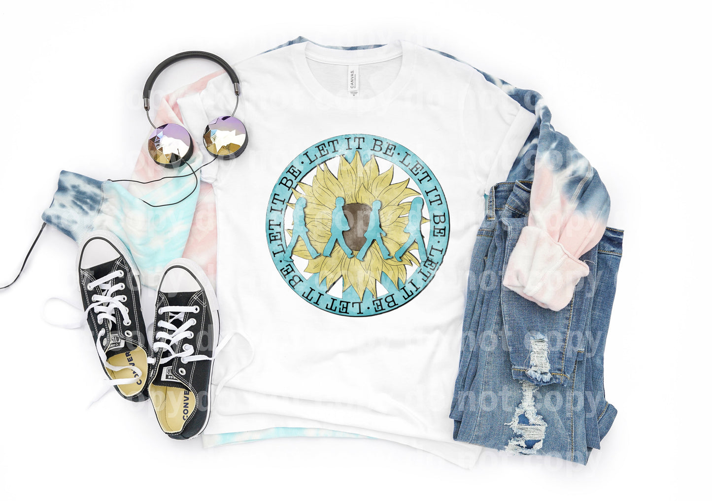 Let It Be Sunflower Dream Print or Sublimation Print