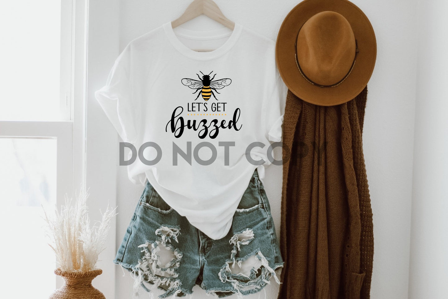 Lets get Buzzed Sublimation print