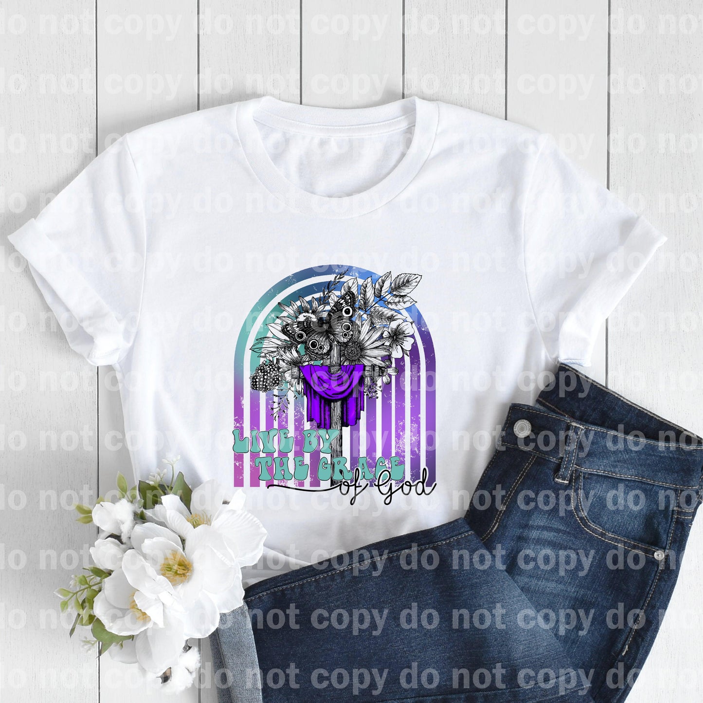 Live by The Grace of God Sublimation print