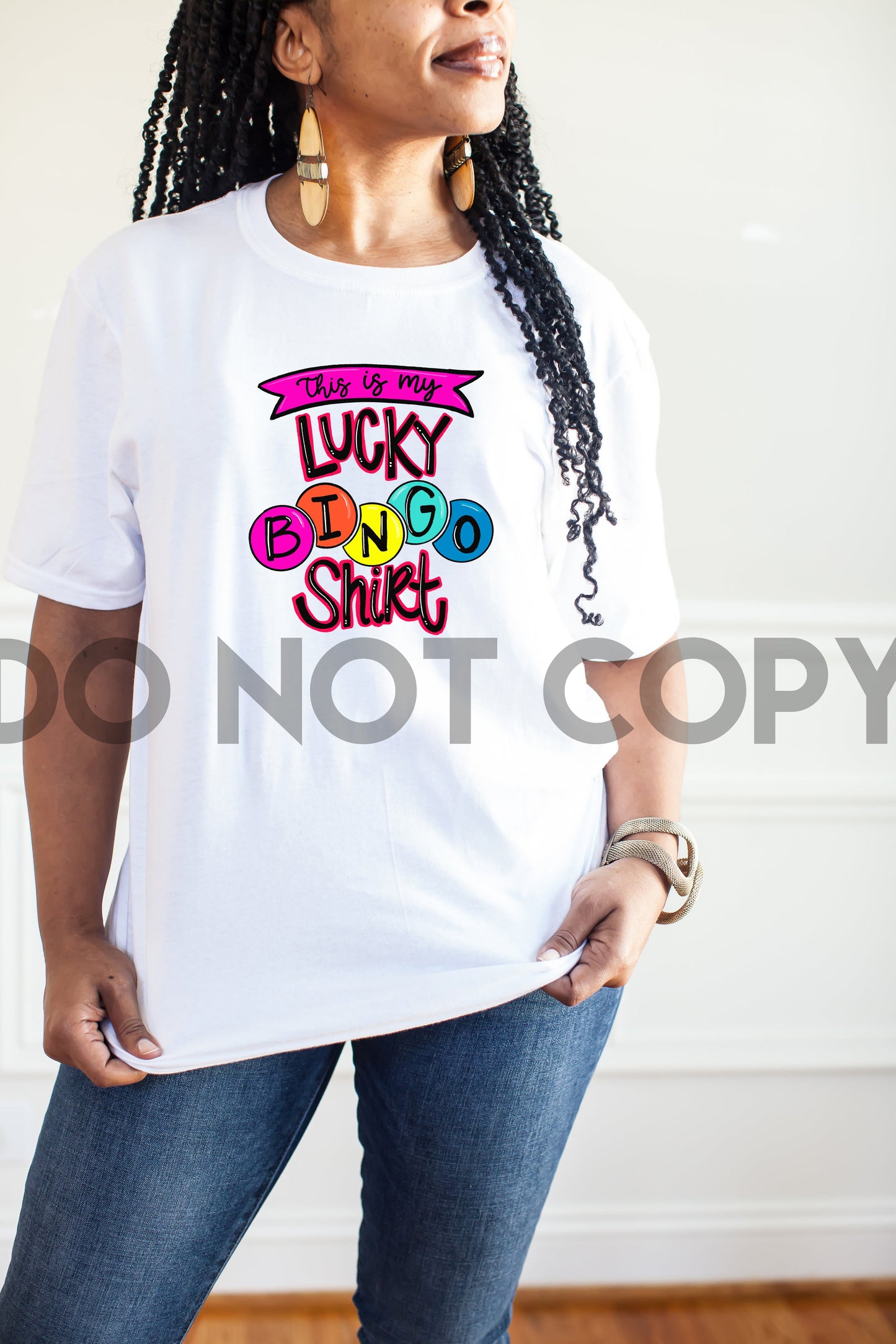 Esta es la impresión por sublimación de My Lucky Bingo Shirt
