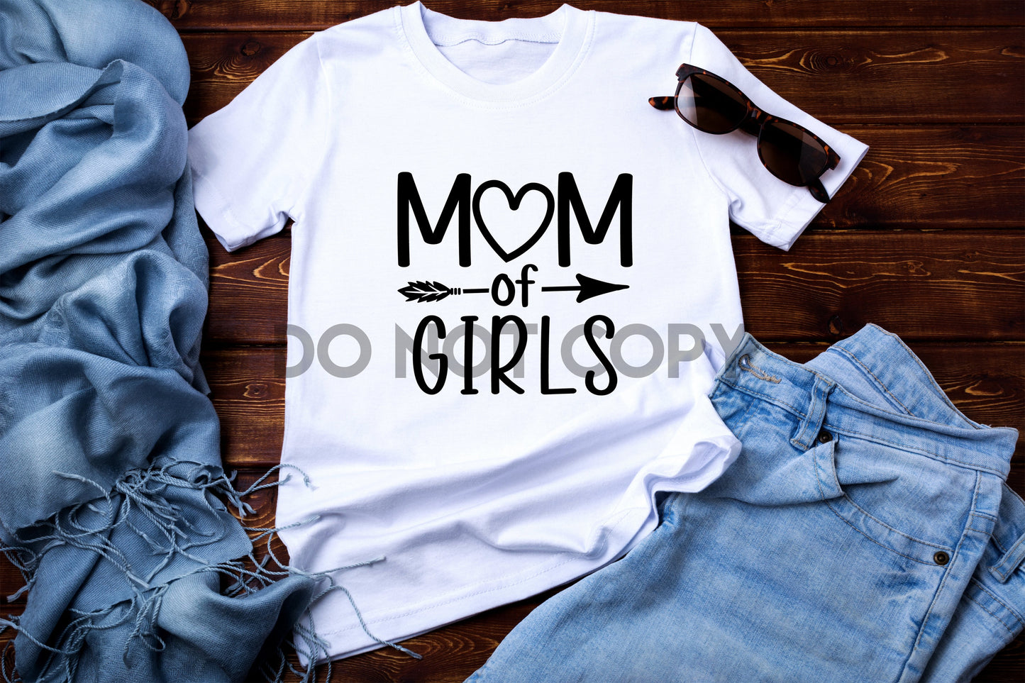 Impresión de sueño de mamá de niñas o impresión de sublimación