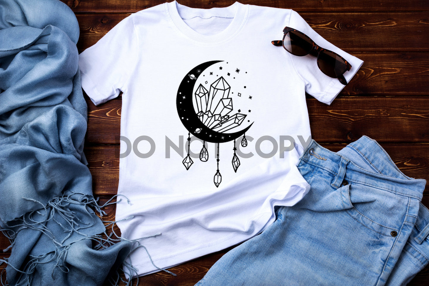 Moon Crystal Mystic Sublimation Print