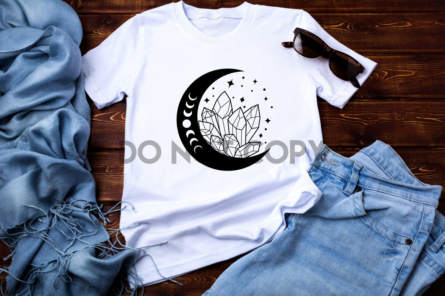 Moon Crystal Mystic Sublimation Print