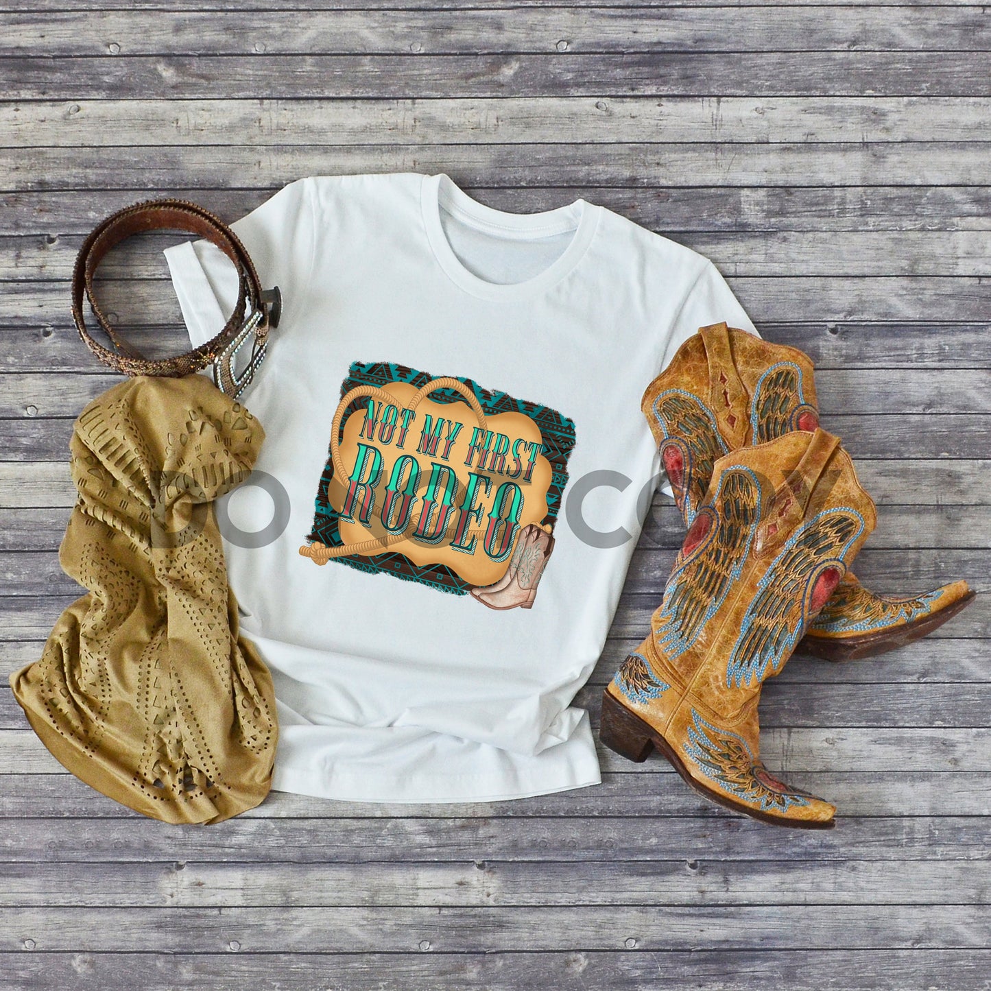 Not My First Rodeo Sublimation Print