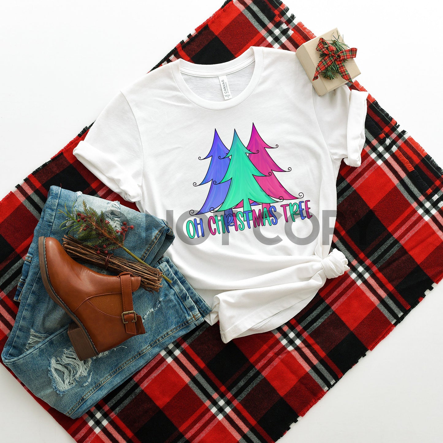 Oh Christmas Tree Sublimation print