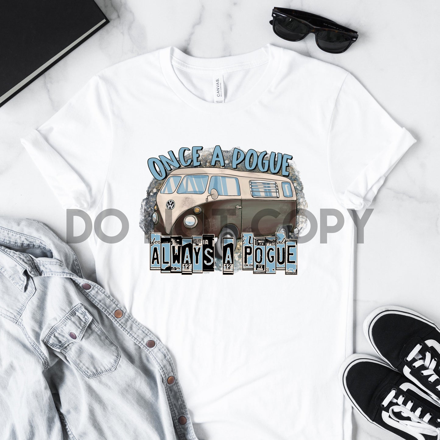 Una vez un Pogue Siempre una impresión de sublimación Pogue VW