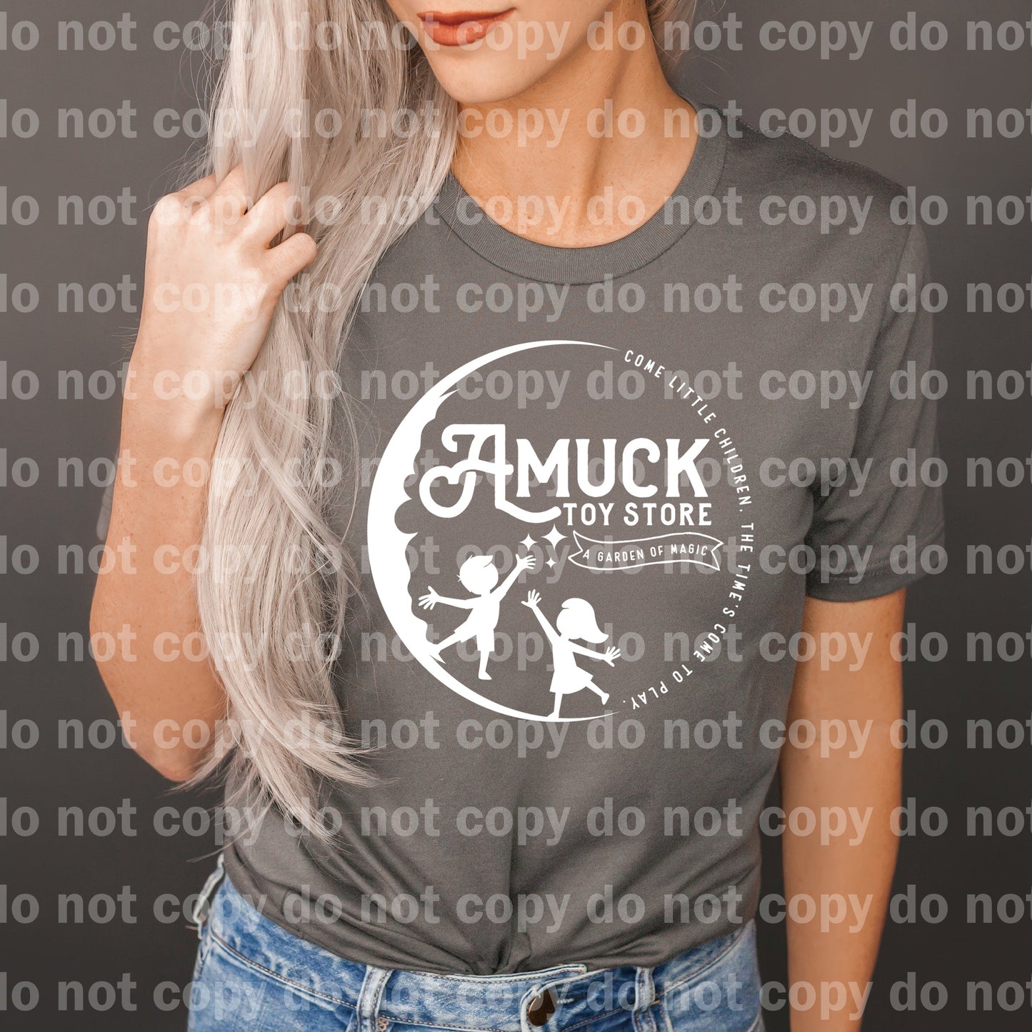 Sarah Amuck Toy Store a Garden of Magic Black or White Dream Print or Sublimation Print