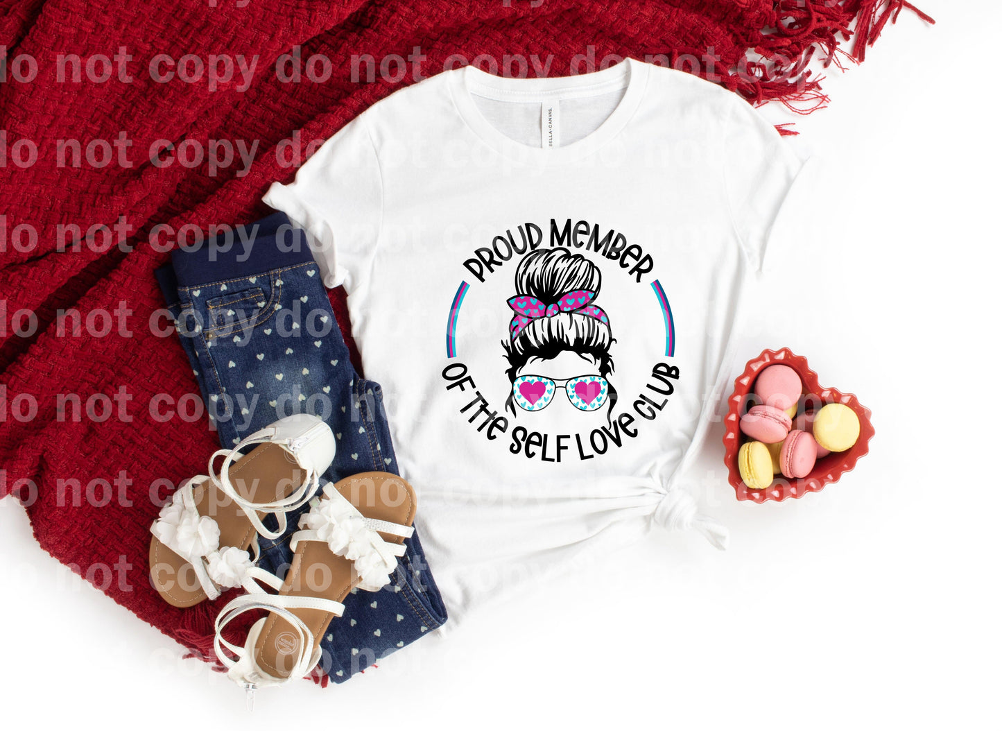 Proud Member of the Self Love Club Bun Sublimation print