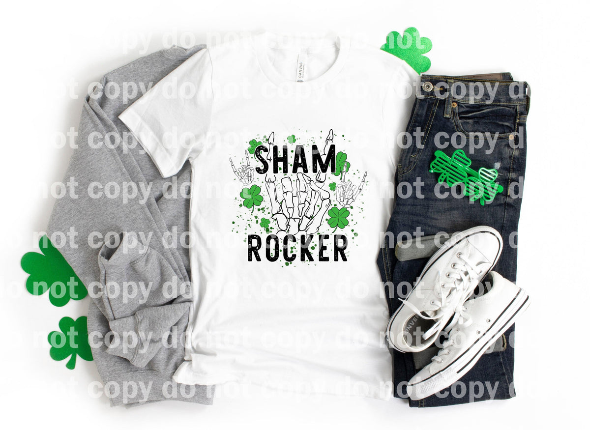 Sham Rocker Black Green Dream Print or Sublimation Print