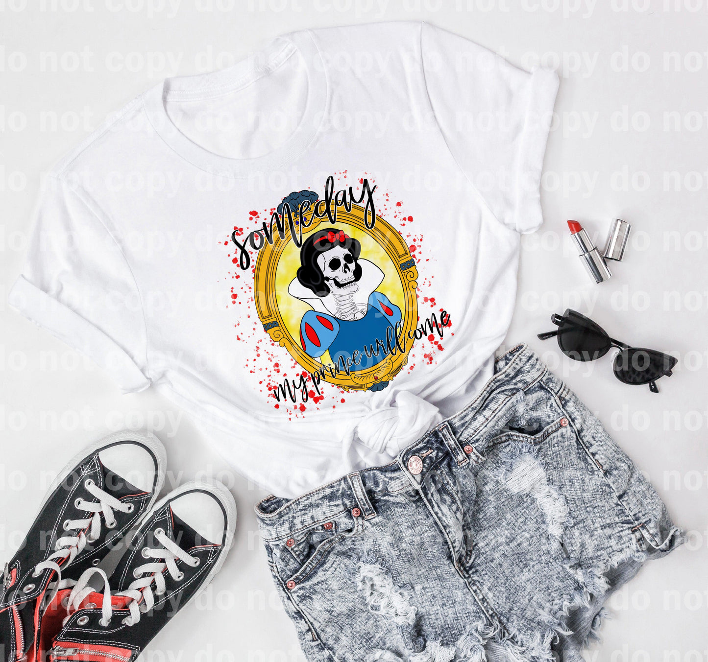 Someday My Prince Will Come Skellie Princess Sublimation print