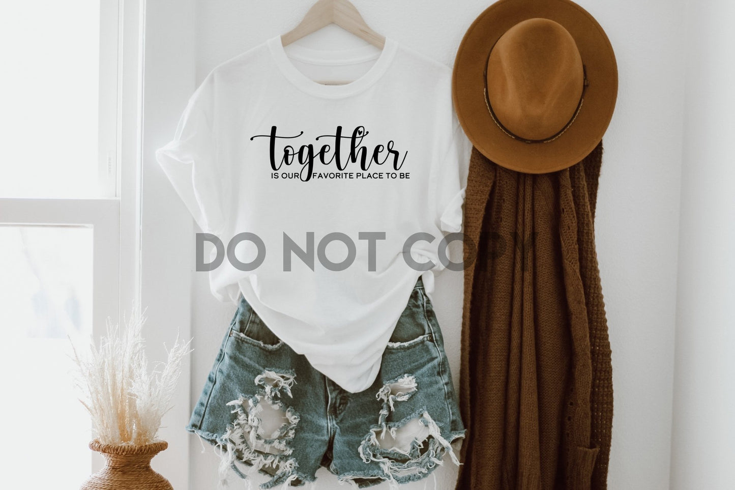 Together Is Our Favorite Place Sublimation Print