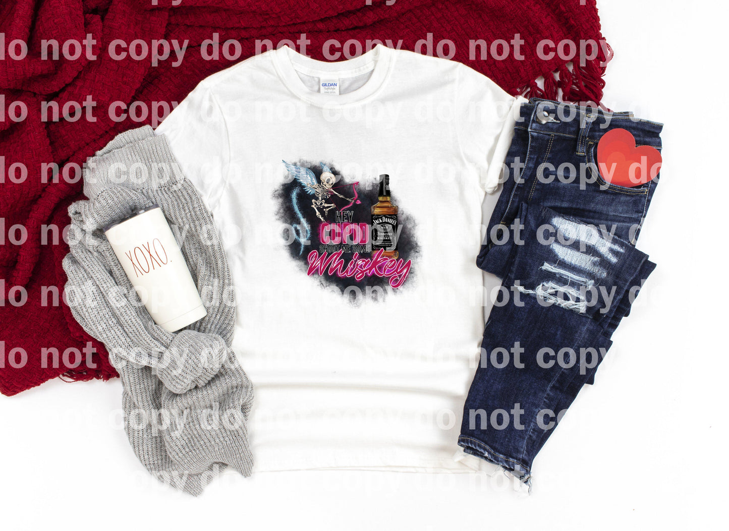 Hey Cupid, shoot me with some Whiskey JD Dream Print or Sublimation Print