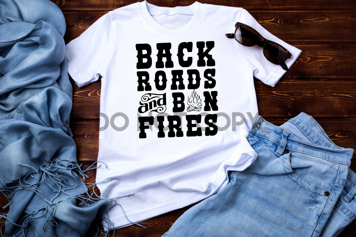 Back Roads and Bonfires Dream Print or Sublimation Print